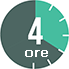 4 Ore uso/dì