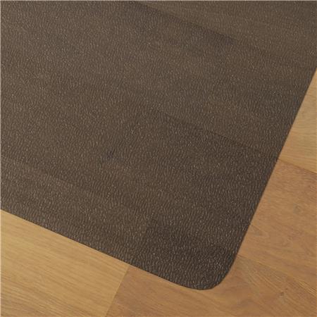 Tappeto Protettivo RAVEN, 120x90cm, Adatto a Pavimenti Duri, in Plastica Nera Trasparente