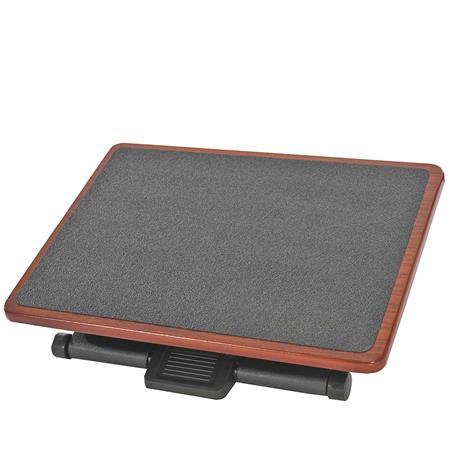 Poggiapiedi Ergonomico DERBY, Regolabile, Antiscivolo, Nero